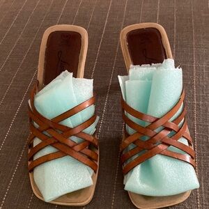 Brown block heels-3 inch heel